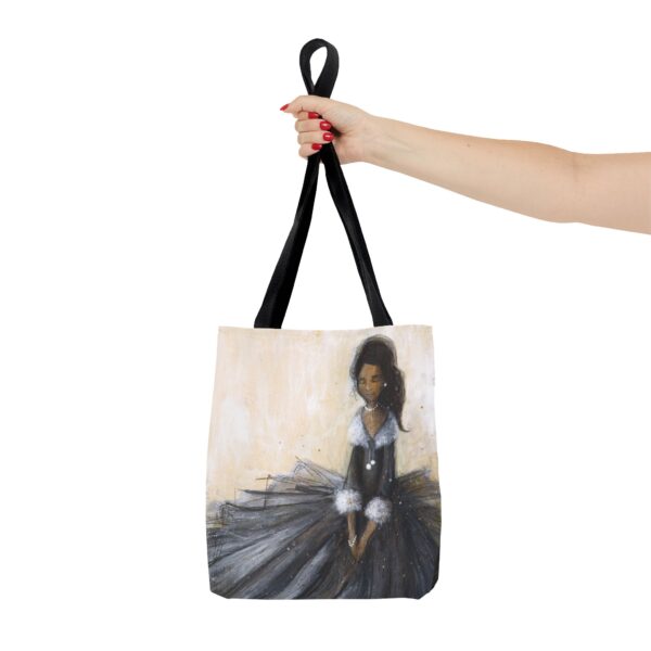 Elegant Ballet Girl Art Tote Bag - Stylish & Chic Gift for Fashion Lovers - Image 4